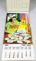 Dick Dastardly & Muttley - 1974 Post cards Calendar - Hanna-Barbera Productions