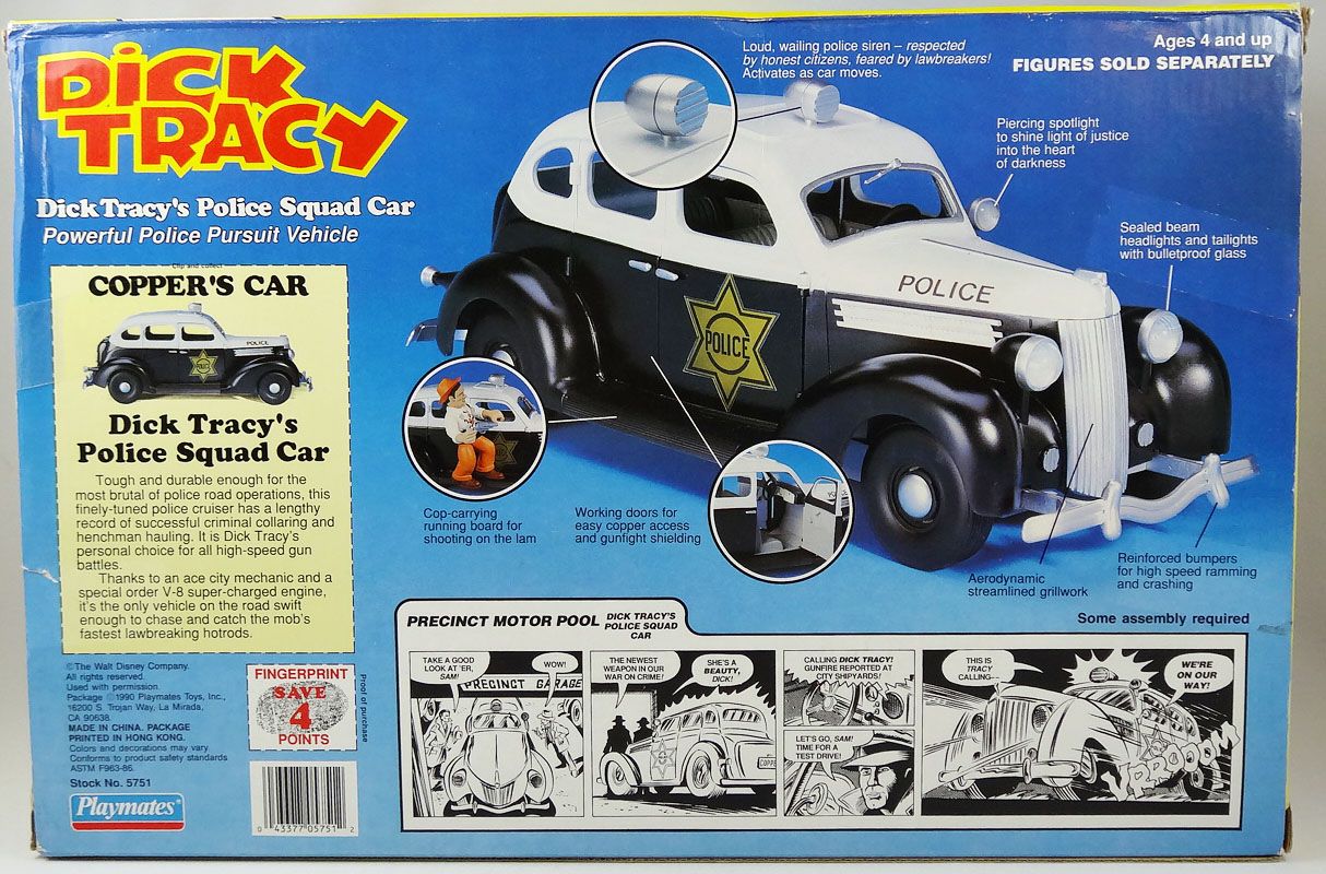 Dick Tracy - Playmates - Dick Tracy' Police Squad Car