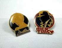 Dick Tracy (Disney 1990) - 2 Pin Set Dick Tracy and Breathless Mahoney - Gift Creations Inc.