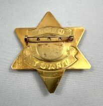 Dick Tracy (Disney 1990) - Detective star in metal 