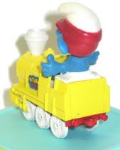 Die-Cast vehicule Guisval (Ref 2006) Smurf yellow locomotive (Mint in Box)
