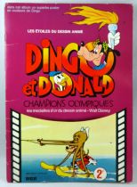 Dingo et Donald Champions Olympiques - Album collecteur de vignettes AGE 1972