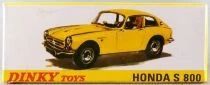 Dinky Toys Atlas 1408 Honda S 800 Jaune Neuve Boite