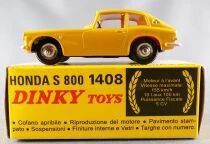 Dinky Toys Atlas 1408 Honda S 800 Yellow Mint in Box