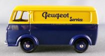 Dinky Toys Atlas 25B Peugeot D3A Fourgon Tôlé Peugeot Service Jaune & Bleu Neuf Boite