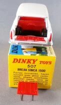 Dinky Toys Atlas 507 Break Simca 1500 Blanche avec Table de Camping Neuve Boite