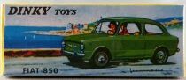 Dinky Toys Atlas 509 Fiat 850 Jaune Neuve Boite