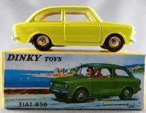 Dinky Toys Atlas 509 Yellow Fiat 850 Mint in Box