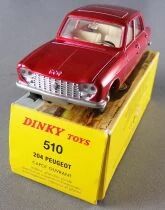 Dinky Toys Atlas 510 Peugeot 204 Rouge Neuve Boite