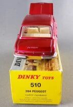 Dinky Toys Atlas 510 Peugeot 204 Rouge Neuve Boite