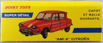 Dinky Toys Atlas 557 Green Citroën Ami 6 Mint in Box