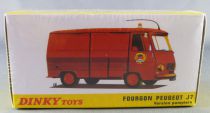 Dinky Toys Atlas Red Peugeot J7 Van Fireman Mint in Box