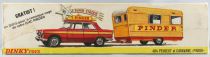 Dinky Toys France 404 Peugeot et Caravane Pinder en Boite 1/43