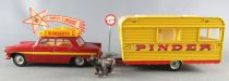 Dinky Toys France 404 Peugeot et Caravane Pinder en Boite 1/43