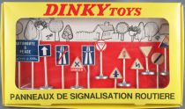 Dinky Toys France 593 12 Panneaux Signalisation Routière Route Neuf en Boite 100% d\'origine Pas Repro Atlas
