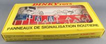 Dinky Toys France 593 12 Panneaux Signalisation Routière Route Neuf en Boite 100% d\'origine Pas Repro Atlas