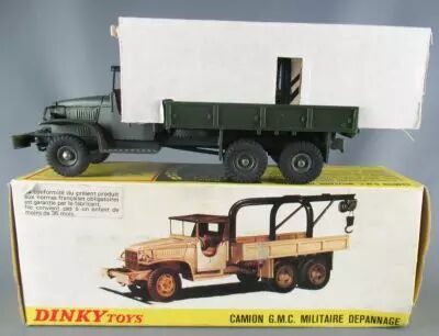 Dinky Toys France 808 Militaire Camion G.M.C. D�pannage Kaki Neuf Boite 1