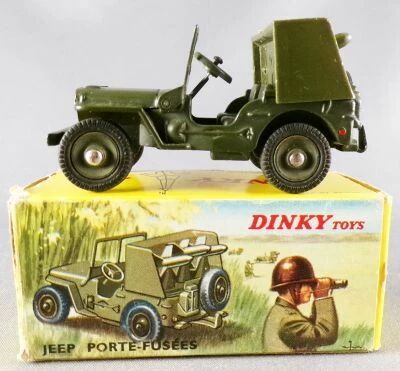 Dinky Toys France 828 Military Rocket-Carrier Jeep Boxed