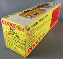 Dinky Toys France 882 Peugeot 404 & Pinder Trailer Boxed 1:43