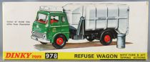 Dinky Toys GB 928 Green Bedford Refuse Wagon Mint in Box