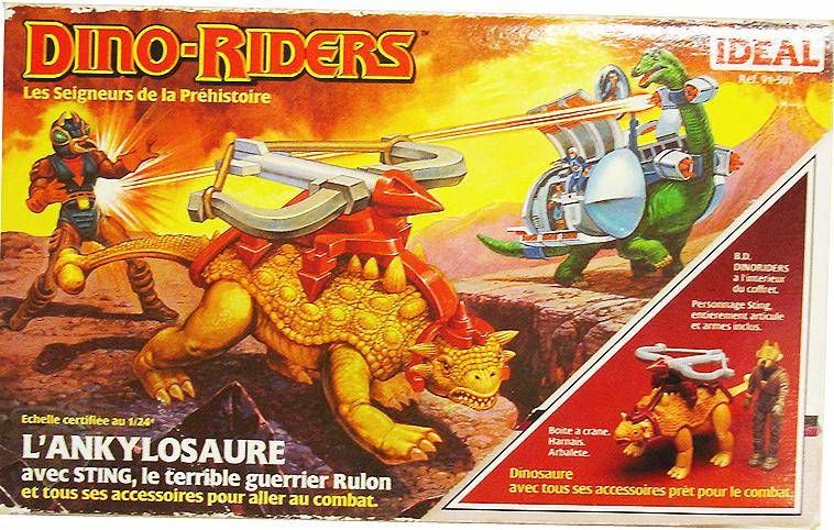 dikte spek Scharnier Dino Riders - Ankylosaurus with Sting - Ideal France