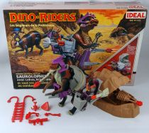 Dino Riders - Saurolophus avec Lokus - Ideal France