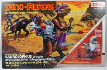 Dino Riders - Saurolophus avec Lokus - Ideal France