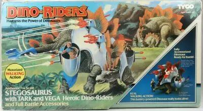 Dino Riders - Stegosaurus avec Tark & Vega - Tyco USA