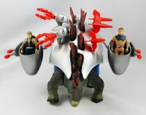 Dino Riders - Stegosaurus with Tark & Vega - Tyco USA