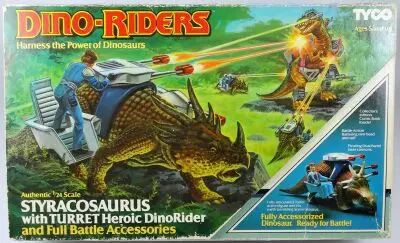 Dino-Riders - Styracosaure avec Turret - Tyco USA