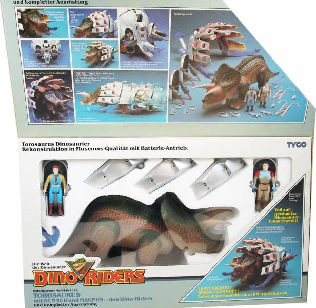 DINO RIDERS Parts Torosaurus MAGNUS action figure Tyco 