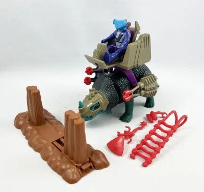 Dino Riders - Tyco - Monoclonius avec Mako (loose)