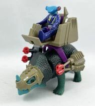 Dino Riders - Tyco - Monoclonius with Mako (loose)