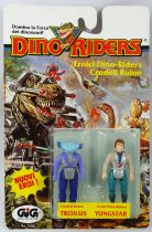Dino Riders Action Figures - Dedeye (Troilus) & Yungstar - GIG Italie