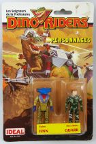 Dino Riders Action Figures - Finn & Quark - Ideal France