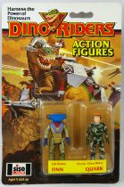 Dino Riders Action Figures - Finn & Quark - Tyco Siso Germany