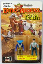Dino Riders Action Figures - Six-Gill & Orion - Tyco Siso Allemagne