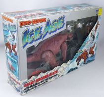 Dino Riders Ice Age - Giant Ground Sloth with Ulk - Tyco USA