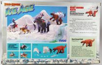 Dino Riders Ice Age - Giant Ground Sloth with Ulk - Tyco USA