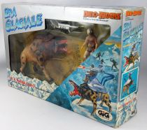 Dino Riders Ice Age - Killer Warthog / Anthelodont & Zar - GIG Italie