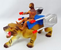 Dino Riders Ice Age - Sabretooth Tiger with Kub - Tyco Comansi Spain