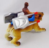 Dino Riders Ice Age - Sabretooth Tiger with Kub - Tyco Comansi Spain