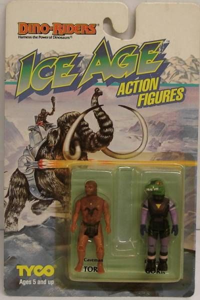 Dino Riders Ice Age Tor Gorr Tyco