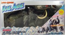 Dino Riders Ice Age - Wooly Mammoth / Mammouth Laineux & Grom - Tyco Siso Allemagne