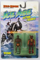 Dino Riders Ice Age Action Figures - Onk & Buzz - Tyco USA