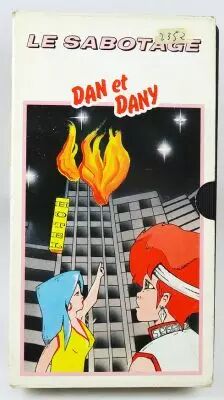 Dirty Pair (Dan & Danny) - VHS Videotape Video Budget IDDH \ Le Sabotage\ 
