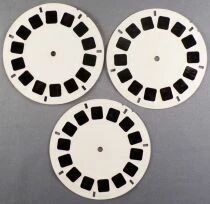 Disneyland - 3 Disques View-Master 3D sans Pochette R&eacute;f. A 240-F