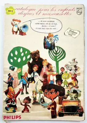 Disques Philips (1971) - Catalogue des Disques pour Enfants et Musicasettes