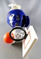 Distributeur de bonbons M&M\'s - Bleu Basketteur sous le Panier