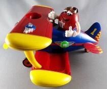 Distributeur de bonbons M&M\'s - Rouge en Avion Biplan